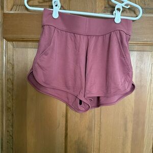 pink fabletics shorts